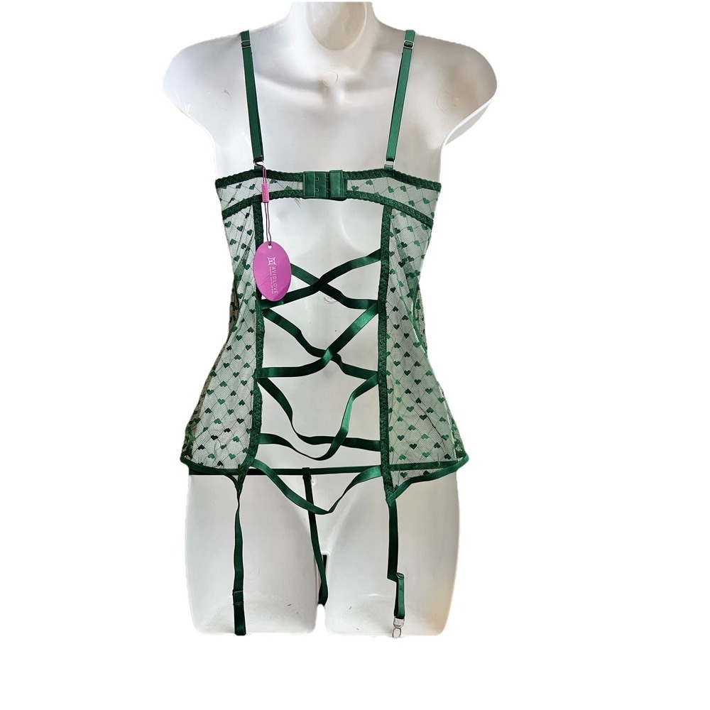 Avidlove Camisole Small Intimate Sleep Loungewear Green Women Clothing Accessory - Picture 4 of 12